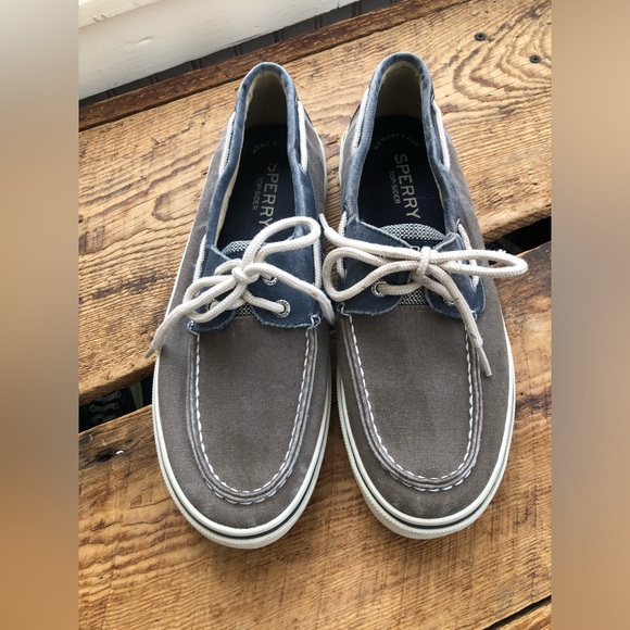 Men’s Sperry Top Sider Boat Shoes Two-Tone Gray Blue 9M - Picture 7 of 7